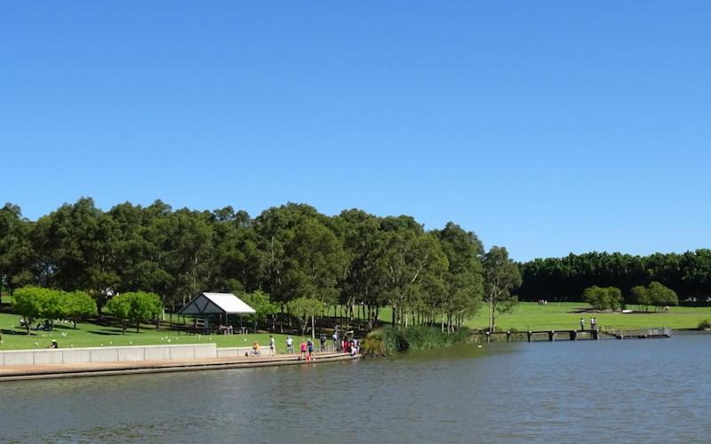 Parkside & City View In Sydney Olympic Park Exterior foto